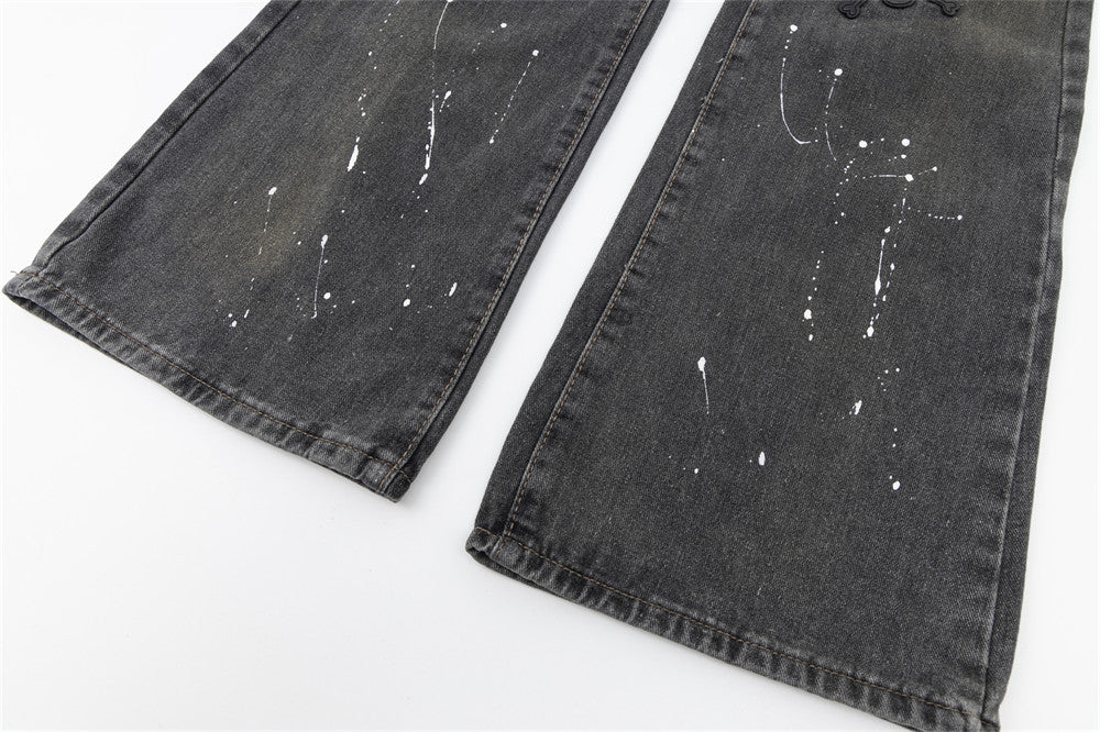 Dark Skull Cross Jeans For Men